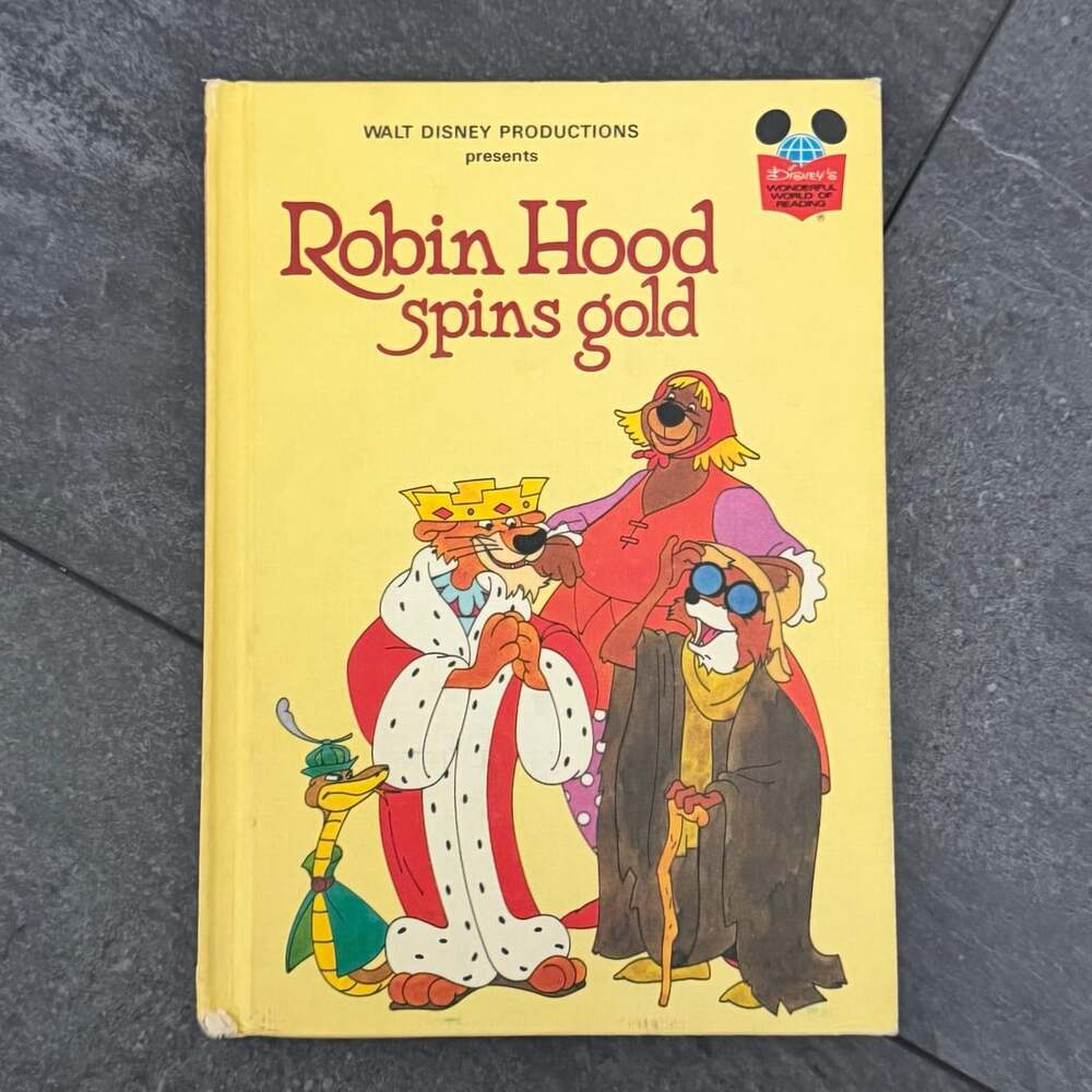 Disney's Wonderful World of Reading Books-Robin hood Saves The Day & Spins Gold - Picture 7 of 11